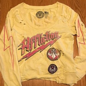 Women’s Affliction scoop neck sweater